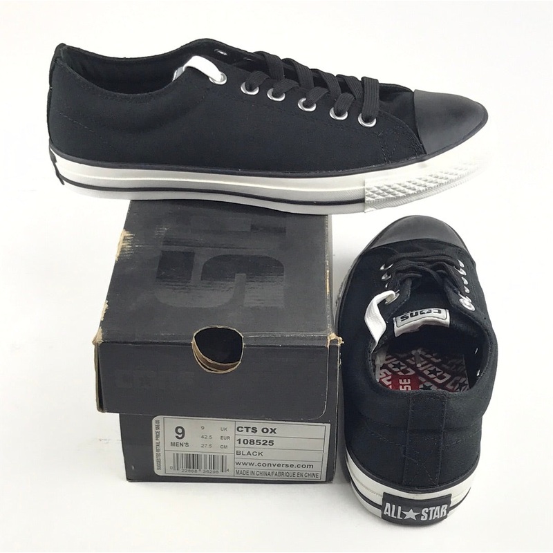 Converse CTS Ox Black 108525 US Mens Size 9
