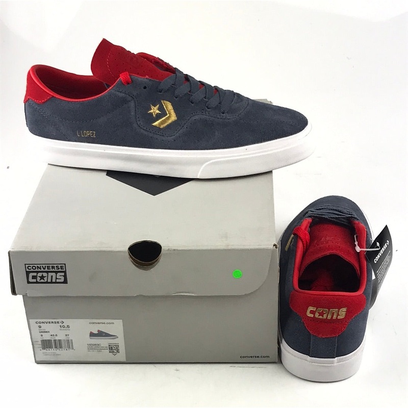 Converse Louie Lopez Pro Ox Sharkskin/Casino/W 163263C US Mens Size 9