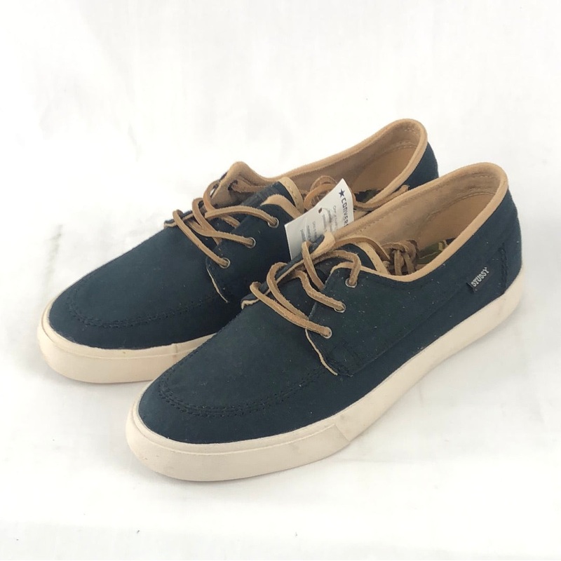Converse Sea Star Stussy LS OX Black/Tan/PA US Mens Size 9.5 Shoes