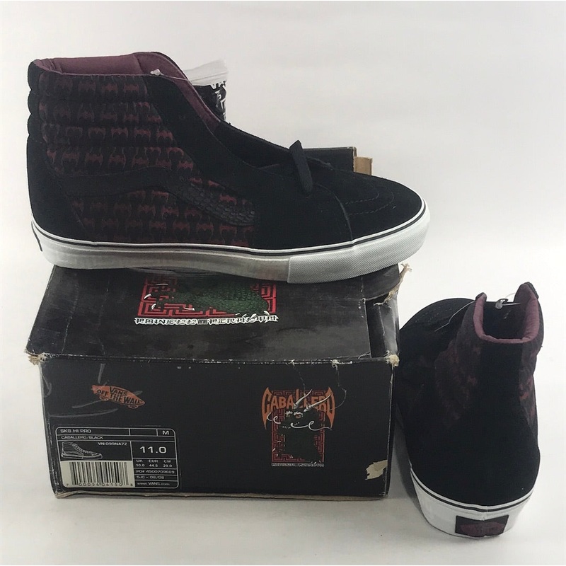 Vans Sk8 Hi Pro Cabellero/Black U.S. Mens Size 11 Shoes