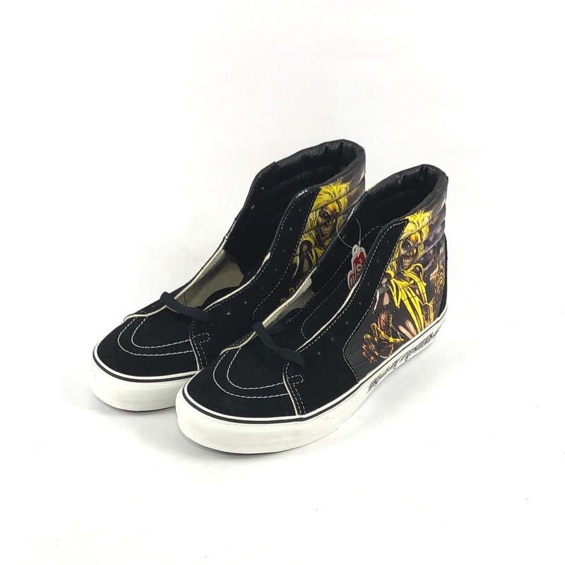 Vans X Iron Maden Sk8 High BLK/Lemon Yellow US Mens Shoes
