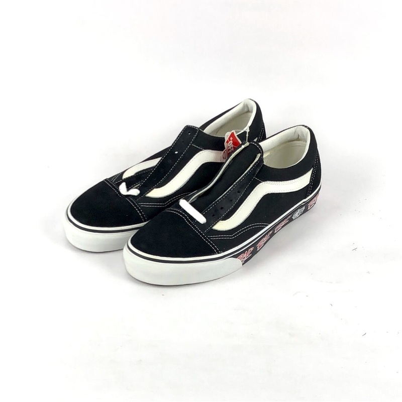 Vans Old Skool (RAD) Black Red US Mens Size 10.5