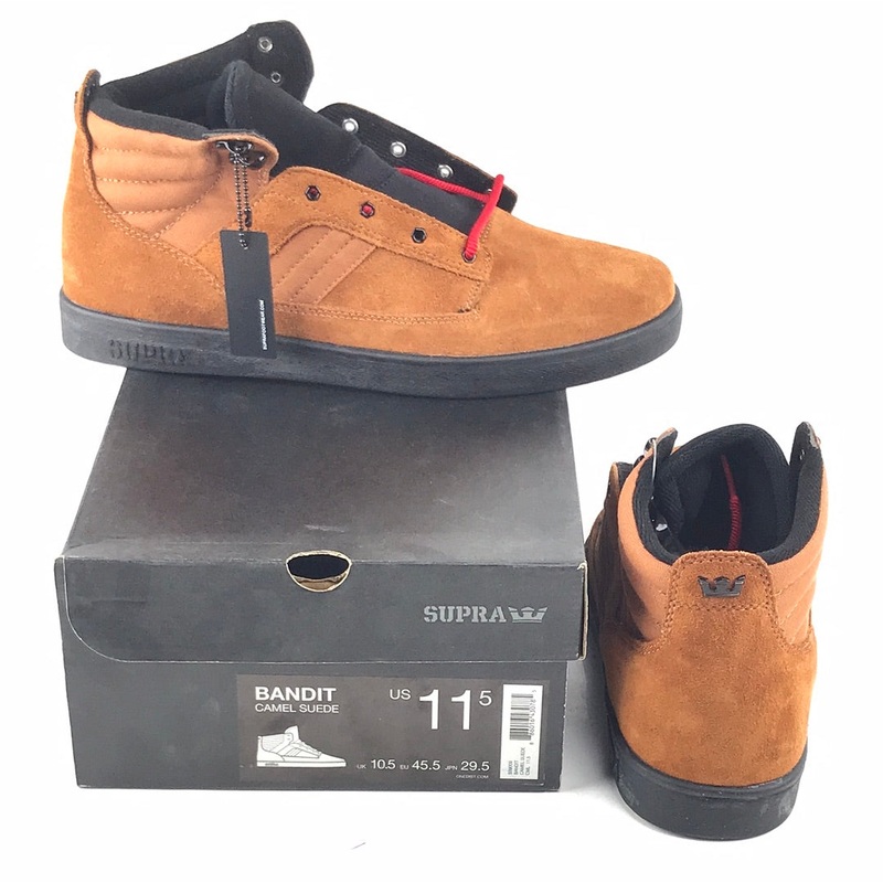 Supra Bandit Camel Suede US Mens Size 11.5