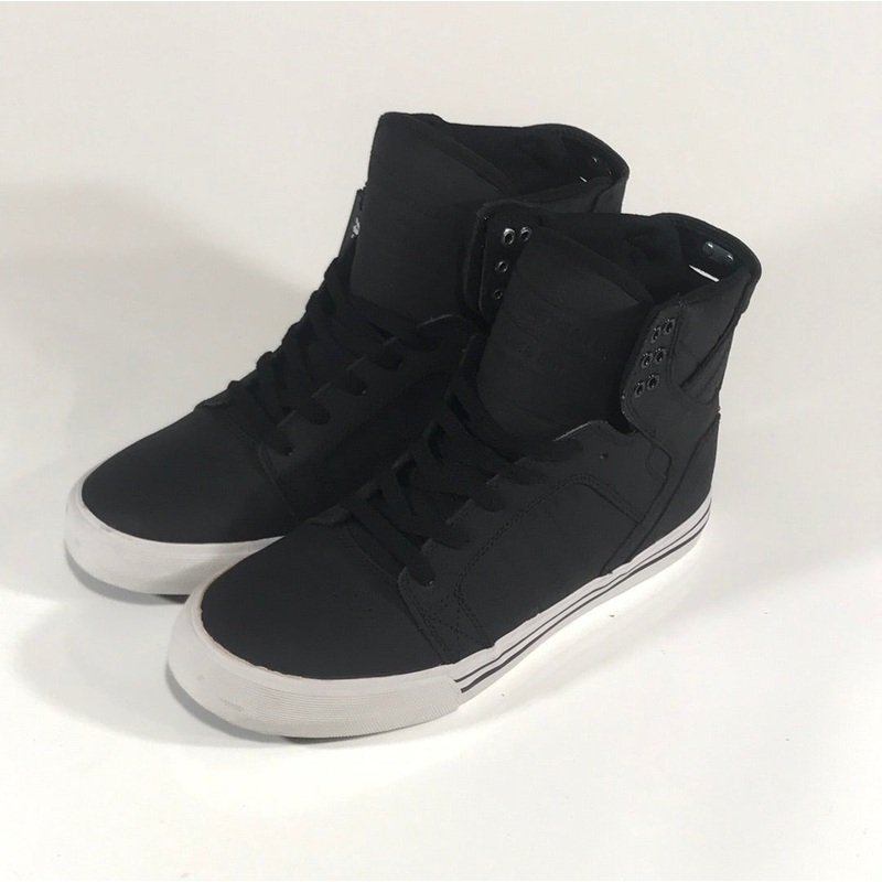 Supra Skytop Black/White US Mens Size 9.5 Shoes