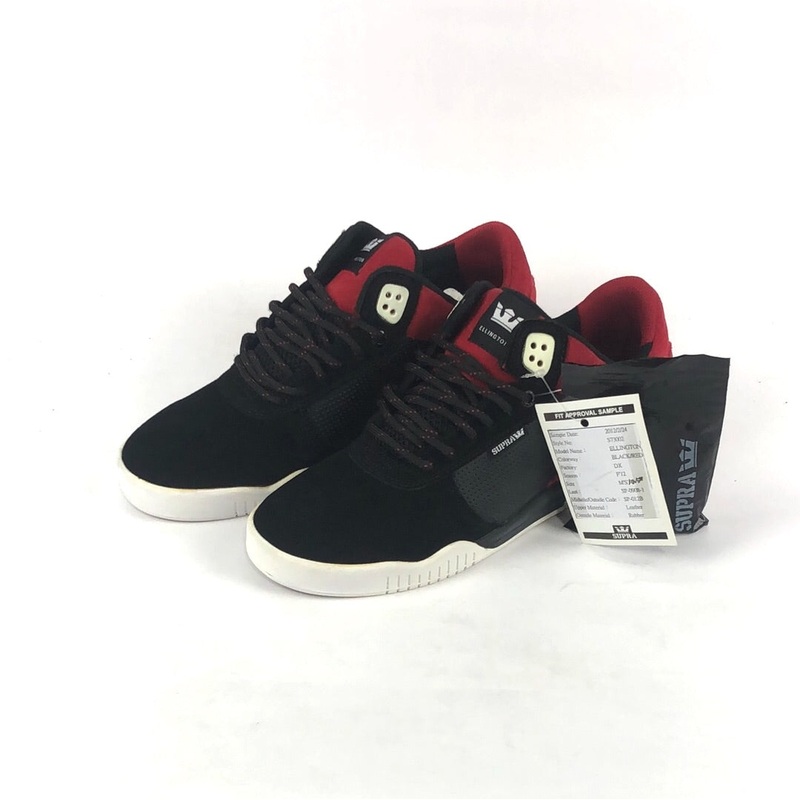 Supra Avenger BLK/Red US Mens Size 10.5