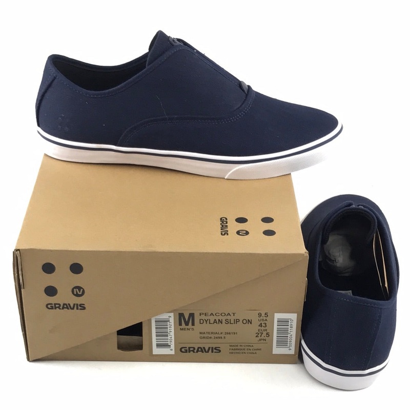 Gravis Dylan Slip On Peacoat 266191 US Mens Size 9.5