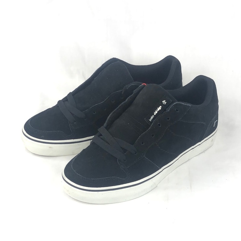 ES Theory Low Justin Eldridge Black White Grey 2009 U.S. Mens Size 8.5