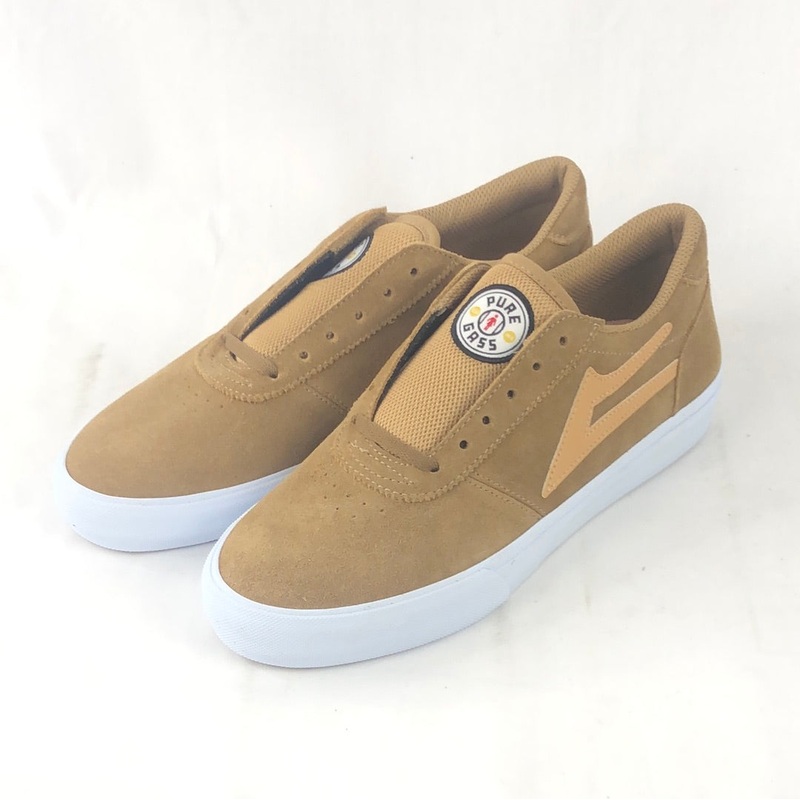 Lakai Manchester Griffin Gass Girl Skateboards Walnut Suede US Mens Size 9