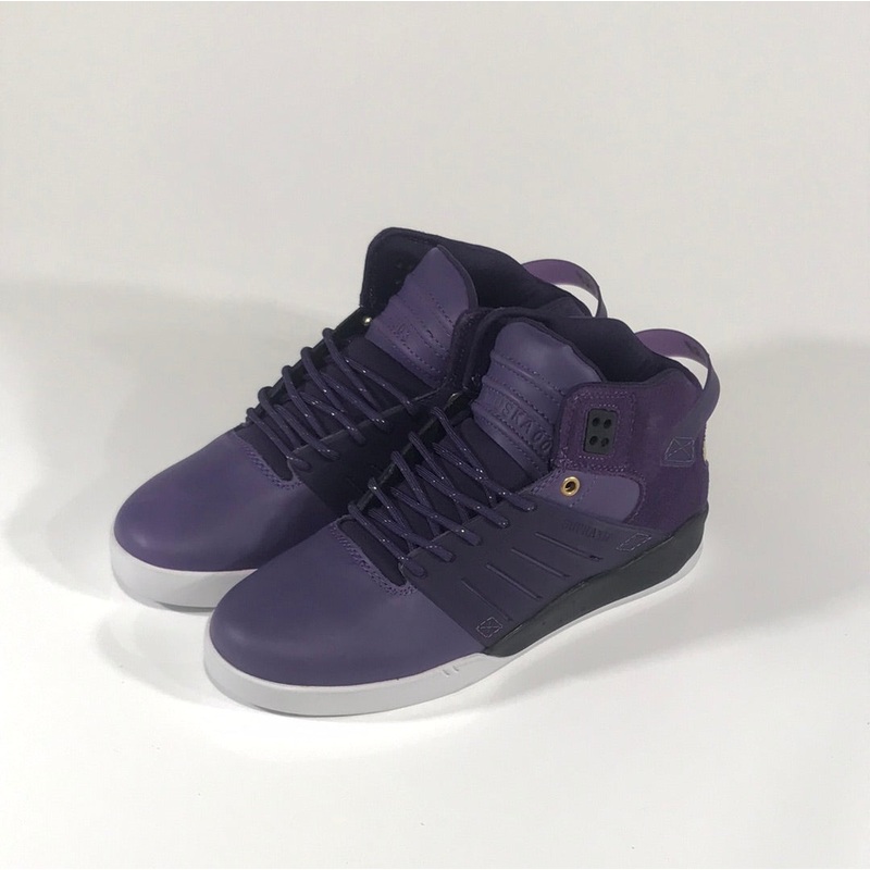 Supra Skytop III Purple/Gold-Black/ White Shoes Size 9
