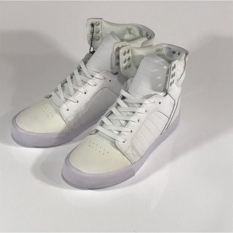 Supra Skytop White-White Shoes