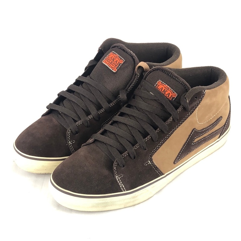 Lakai Coda Hi Brown Suede U.S. Mens Size  10.5