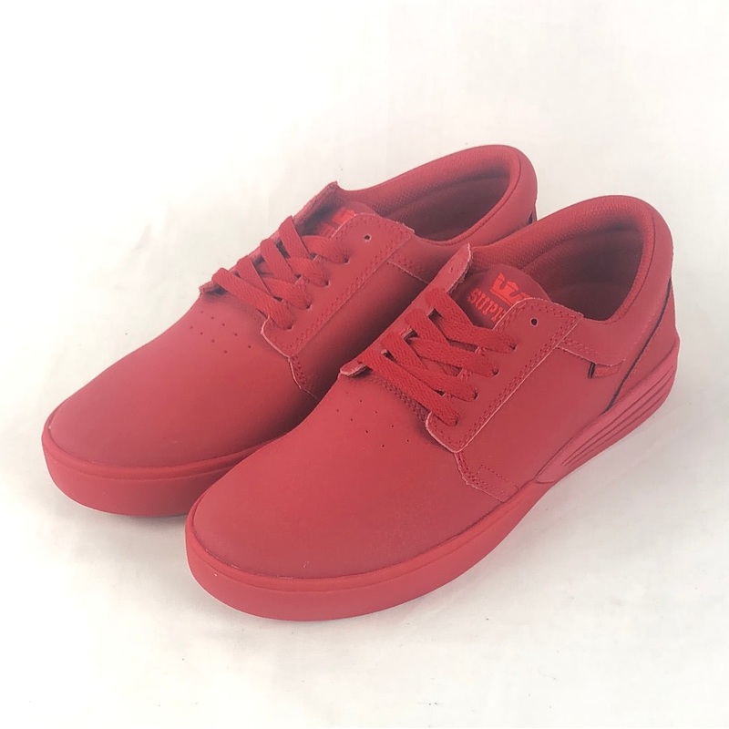 Supra Hammer Red Red U.S. Mens Size 8.5