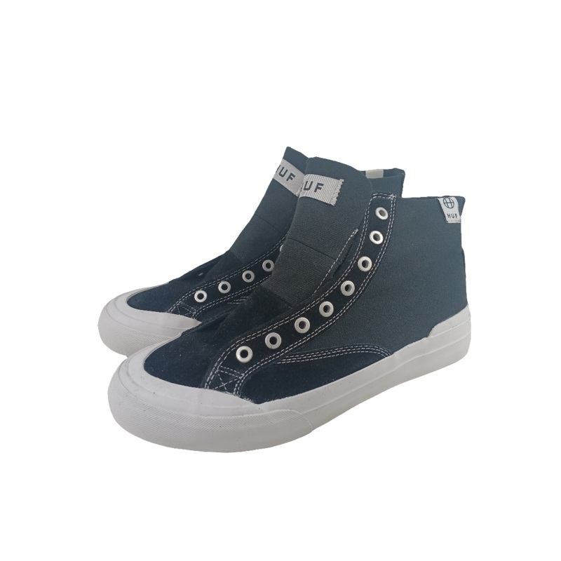 Huf Classic Hi ESS Black White VCBSC04 Size 5 Shoes