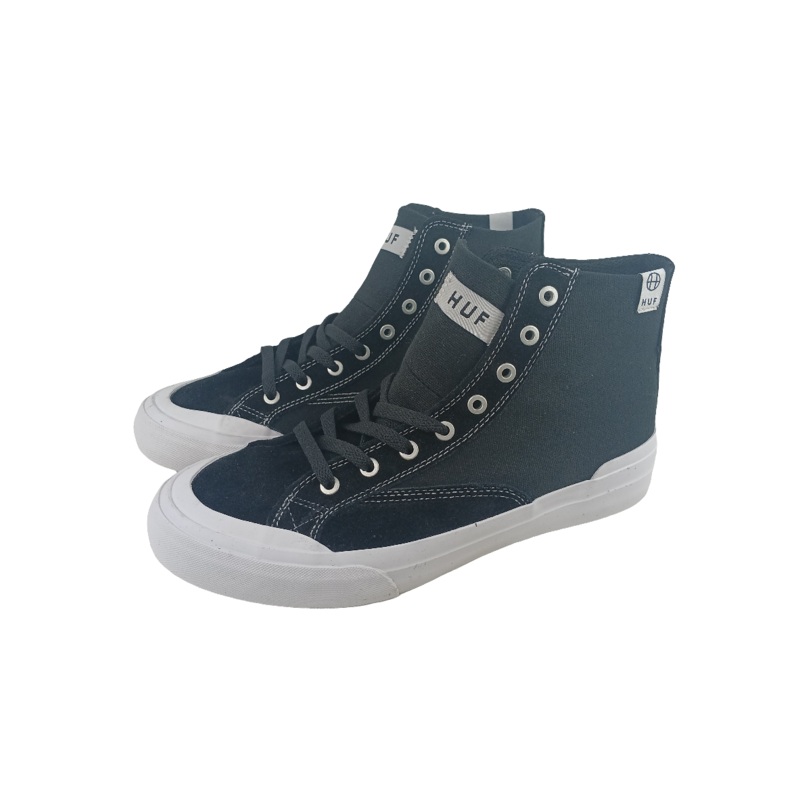 Huf Classic Hi ESS Black White VCBSC04 Size 7 Shoes