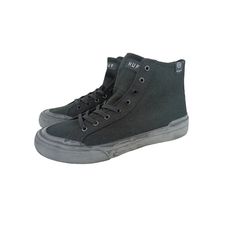 Huf Classic Hi ESS TX Black Black VC00007 Size 8.5 Shoes