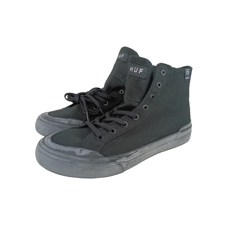 Huf Classic Hi ESS TX Black Black VCBSC012 Size 7 Shoes