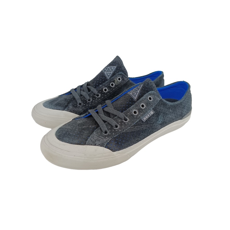 Huf Classic Lo Black Perforated Royal VC51014 Size 9.5 Shoes