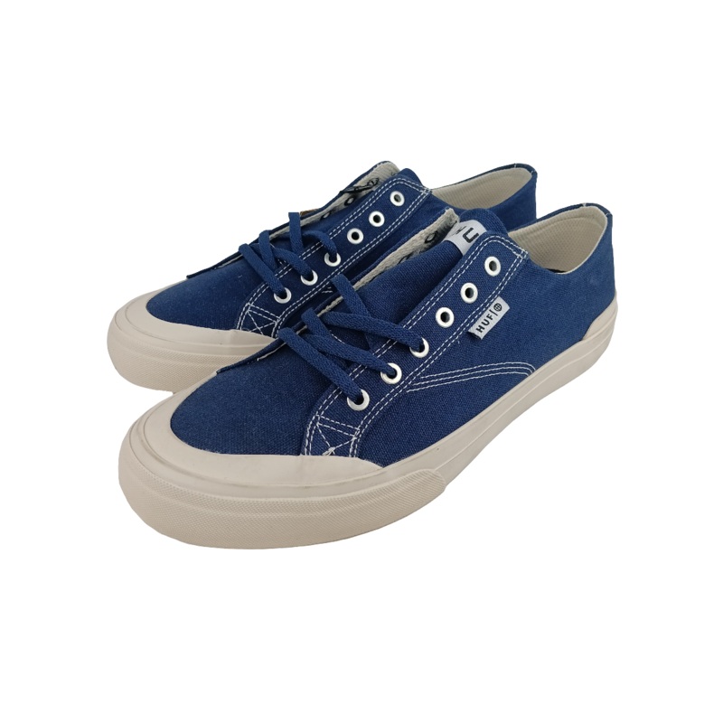 Huf Classic Lo ESS TX Navy Cream VC00003 Size 9.5 Shoes