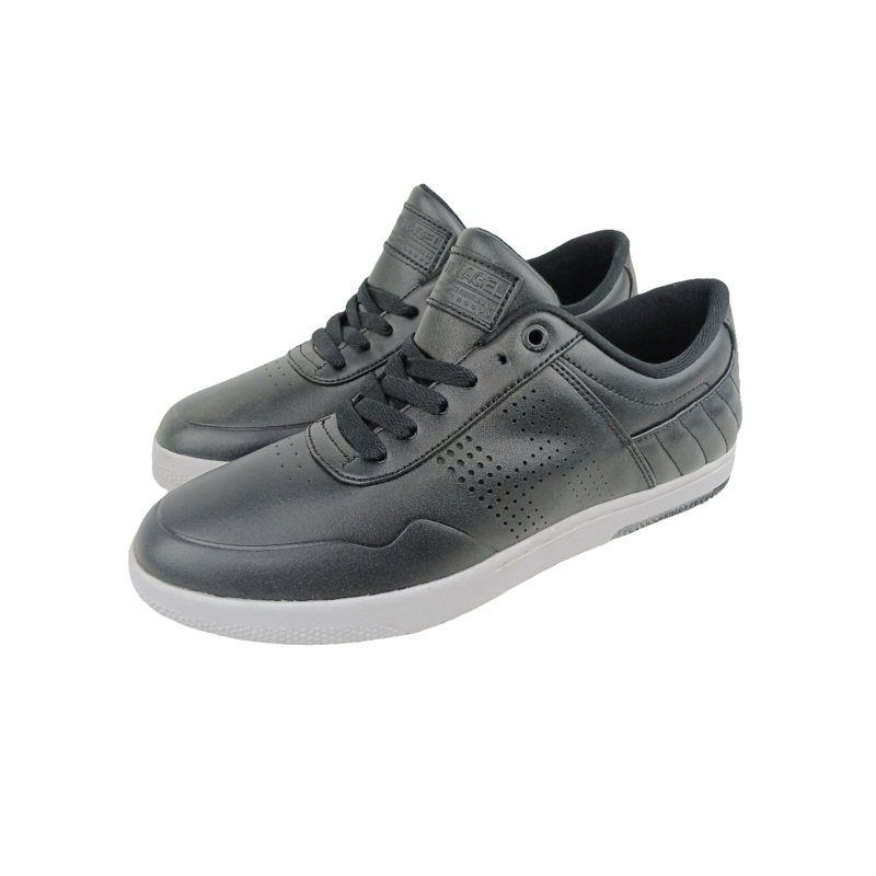 Huf Hufnagel 2 Black White Leather CP43001 Size 8 Shoes
