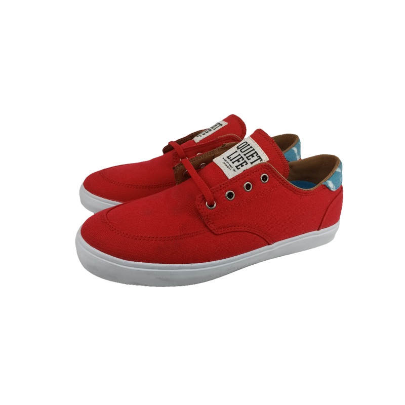 Lakai Belmont Red Canvas Size 8.5 Shoes