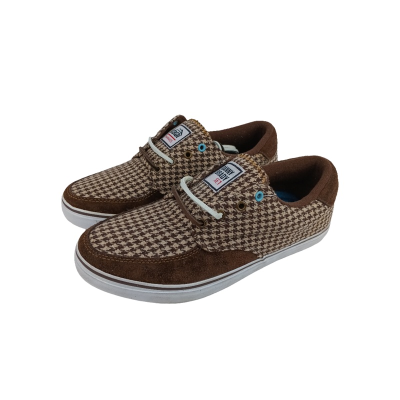 Lakai Belmont RF Brown Houndstooth Brady Size 9.5 Shoes