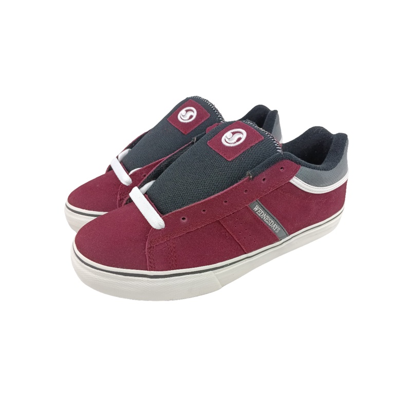 DVS Berra 3 CT Steve Berra X Berrics X Wednesdays with Reda Maroon Suede Size 7.5 Shoes
