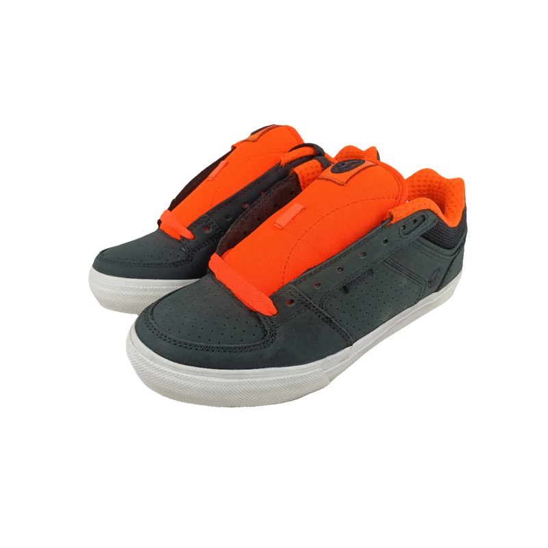 DVS Daewon CT Neon Daewon Song Black Orange Neon Oiled Leather Size 7.5 Shoes