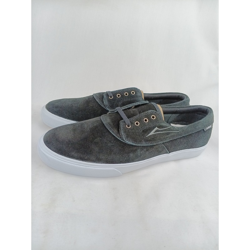 Lakai Camby Black White Suede Size 9.5 Shoes
