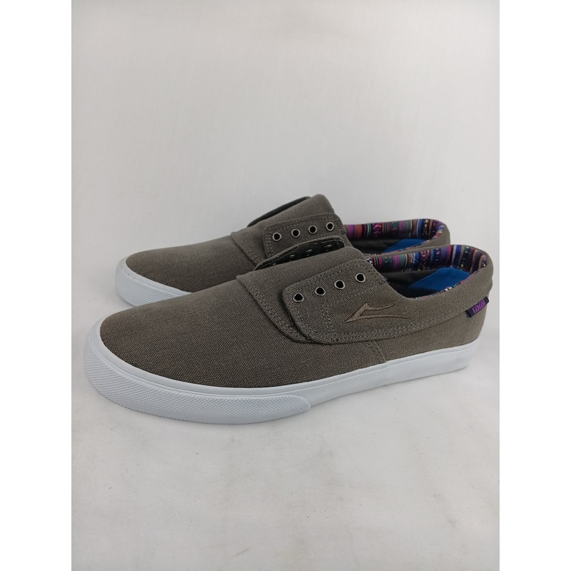 Lakai Camby Tour SMU Grey Canvas Size 8.5 Shoes