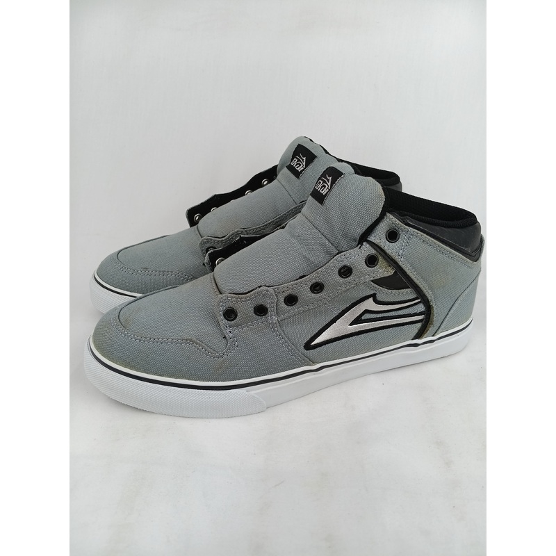 Lakai Carroll Select Mike Carroll Grey Black Canvas Size 9 Shoes