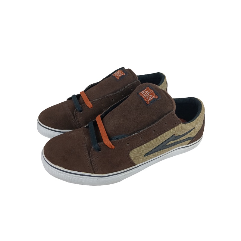 Lakai Coda Select Chocolate Tan Suede Size 10 Shoes