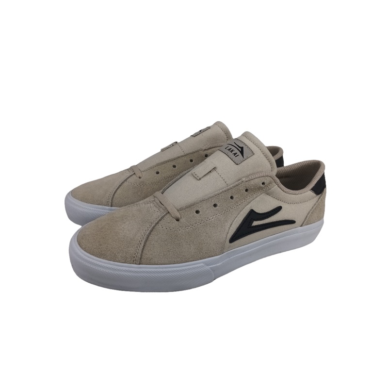 Lakai Flaco II Cream Suede Size 9 Shoes
