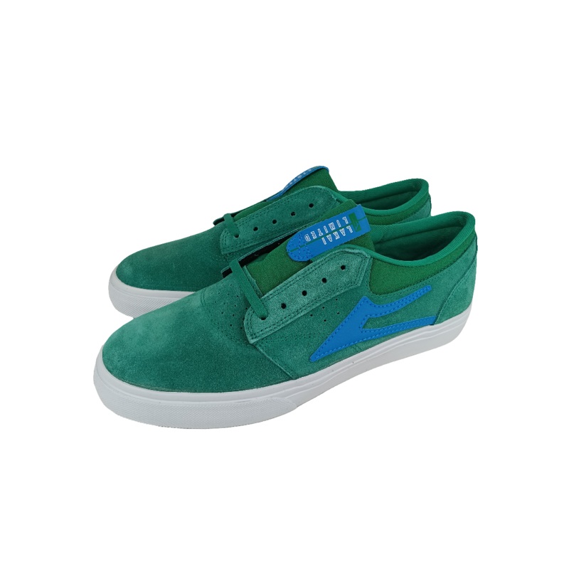 Lakai Griffin Green Blue Suede Size 10 Shoes