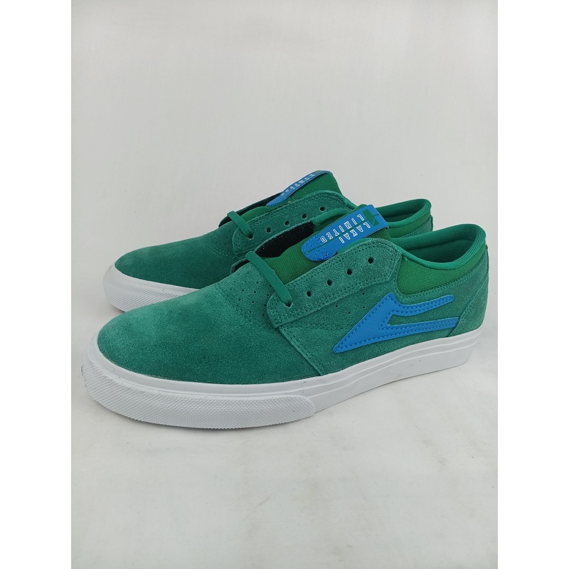 Lakai Griffin Green Blue Suede Size 8.5 Shoes