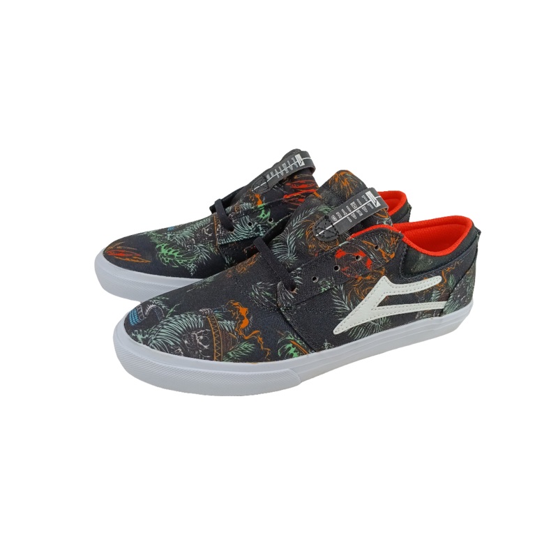 Lakai Griffin SMU Black Canvas Size 8 Shoes