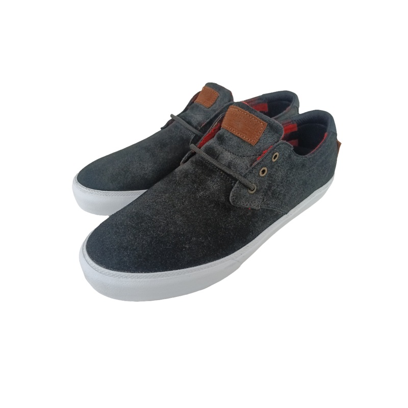 Lakai M.J. Pro Marc Johnson Black Red Suede Size 10 Shoes