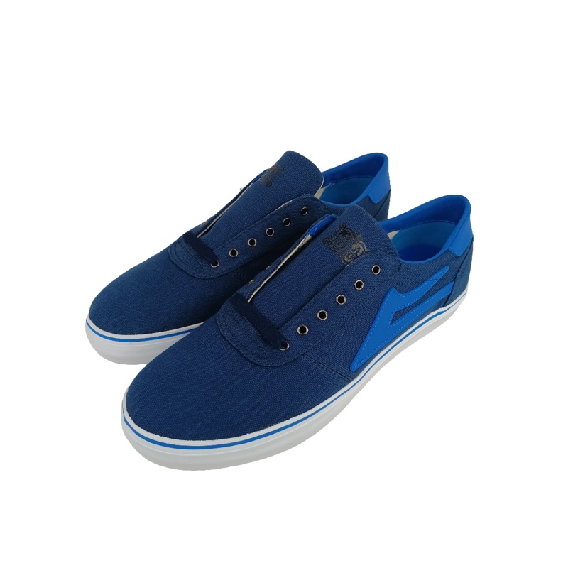 Lakai Manchester Lean Navy Canvas Size 11 Shoes B0821