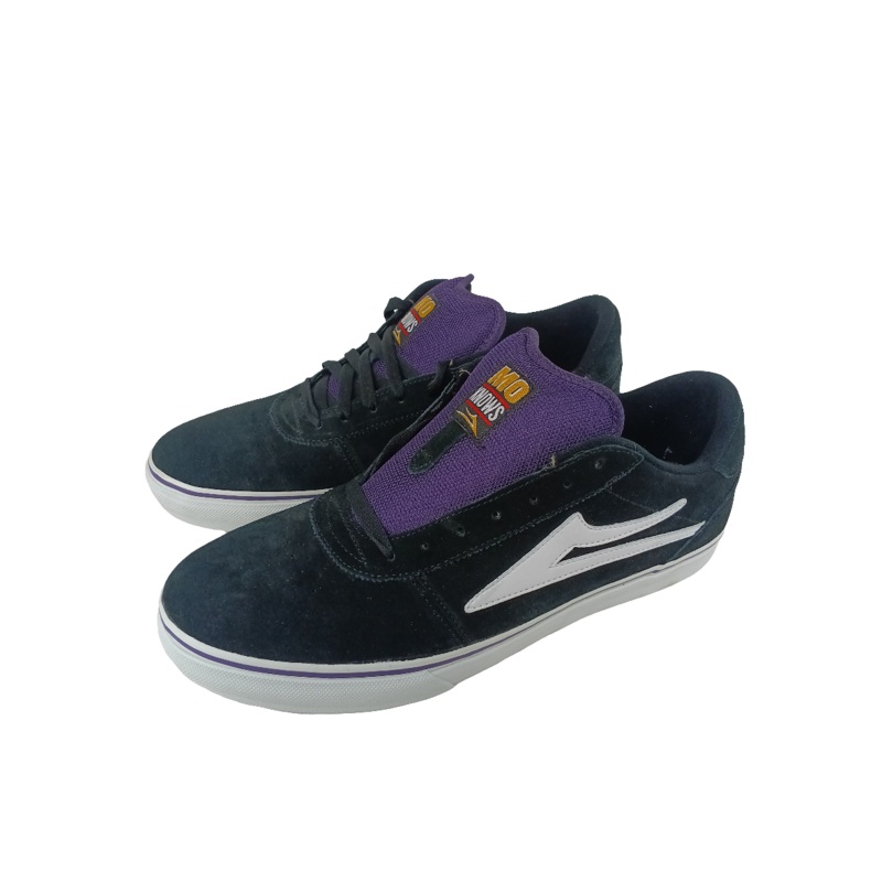 Lakai Manchester Select MO KNOWS Black Purple Suede Size 12 Shoes