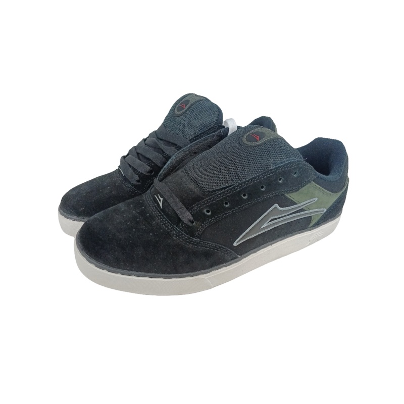 Lakai Mike Mo Capaldi Black Grey Suede Size 11.5 Shoes