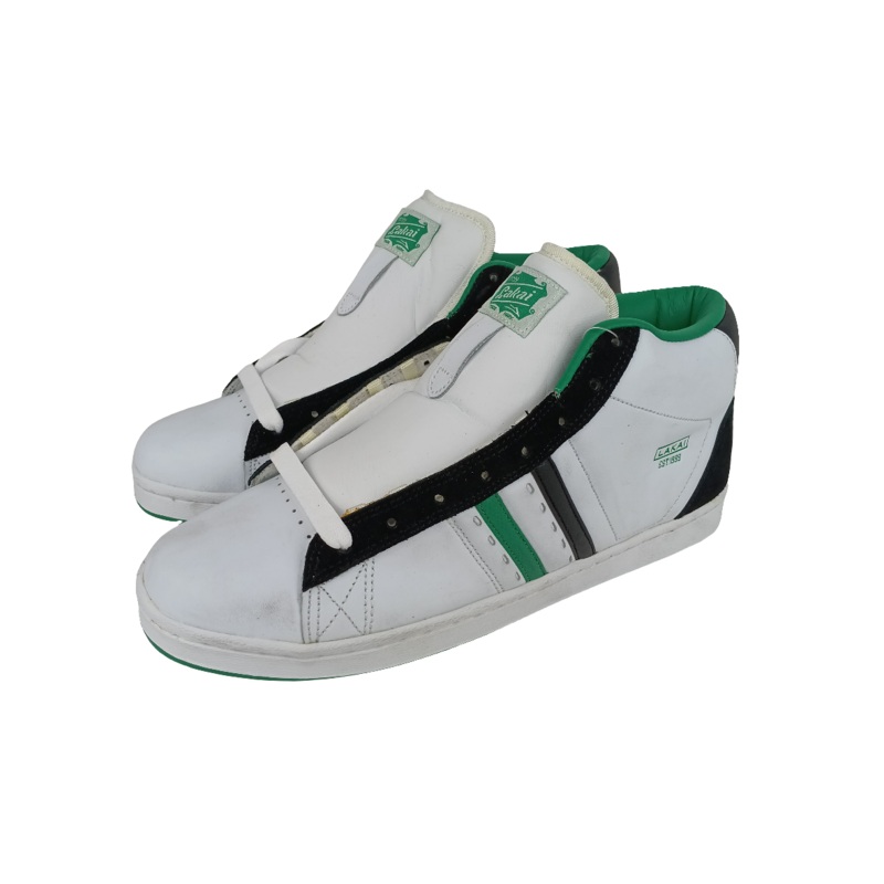 Lakai MJ-3 High Marc Johnson White Green Leather Size 11 Shoes