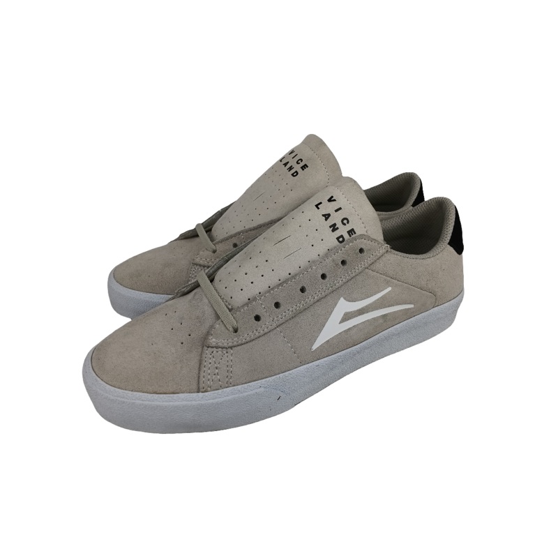 Lakai Newport Low Viceland White Suede Size 8 Shoes