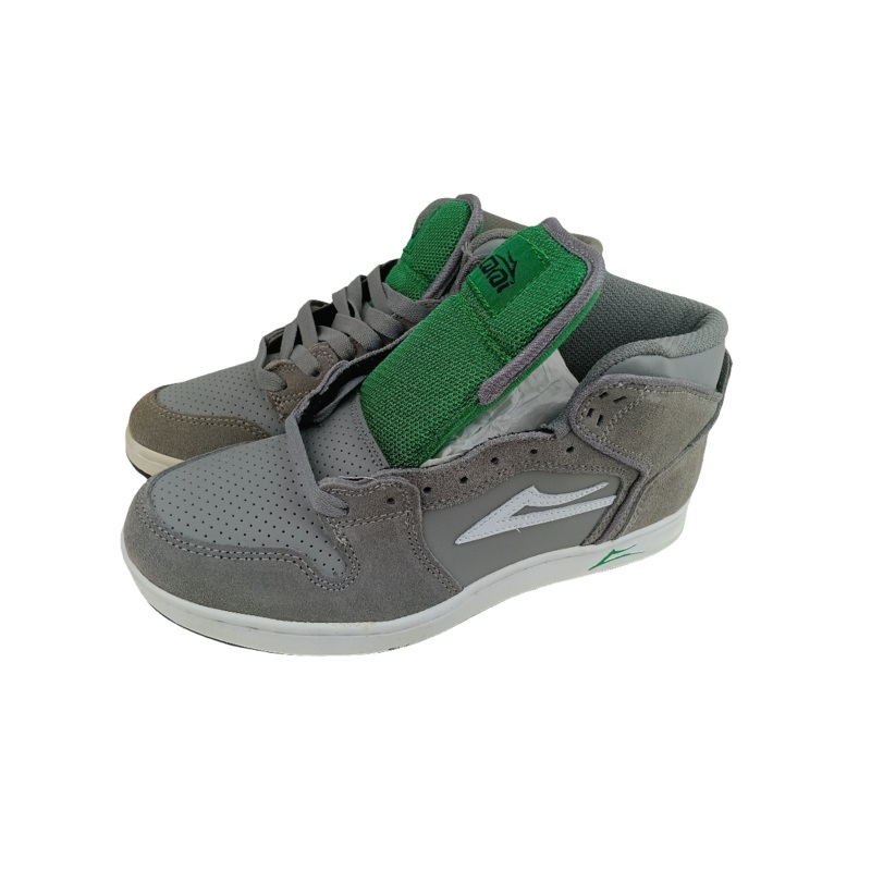 Lakai Telford High Grey Suede Size 9 Shoes