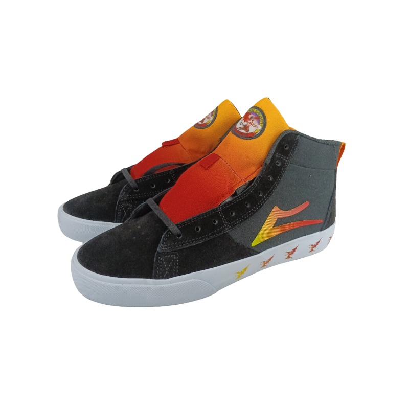 Lakai X Black Sabbath Newport HI SMU Black Gradient Suede Size 9 Shoes