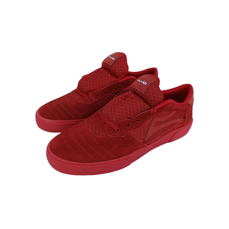 Lakai X Chocolate Cambridge Red Reflective Suede Size 9 Shoes
