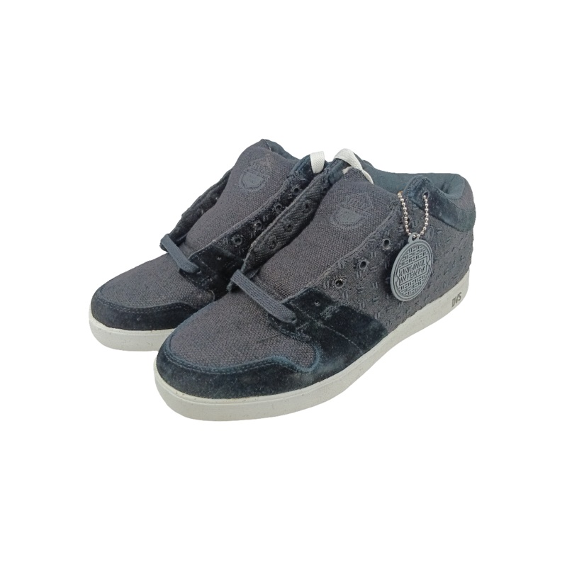 DVS Huf 5 Keith Hufnagel Black Canvas Embroidery Size 10.5 Shoes