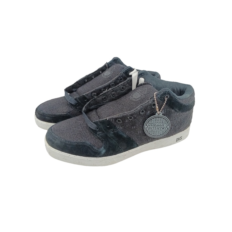 DVS Huf 5 Keith Hufnagel Black Canvas Embroidery Size 9.5 Shoes
