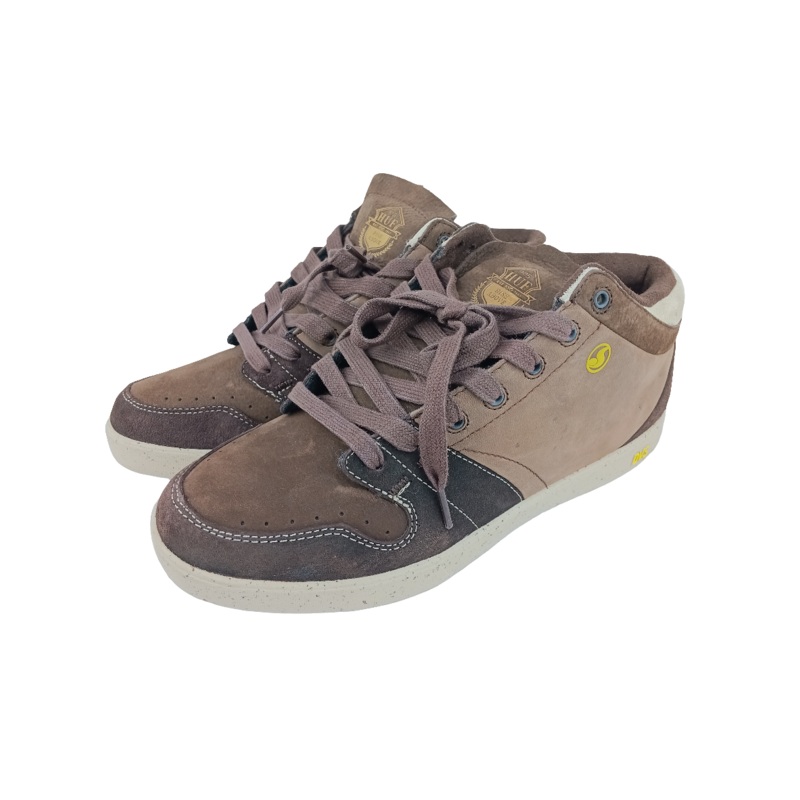 DVS Huf 5 Mid O.I. Keith Hufnagel Brown Leather Size 9.5 Shoes
