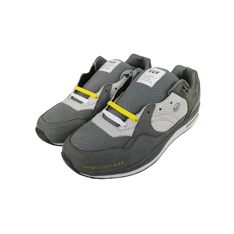 DVS Huf 5 Runner SMU Keith Hufnagel Grey White Nubuck Size 11.5 Shoes