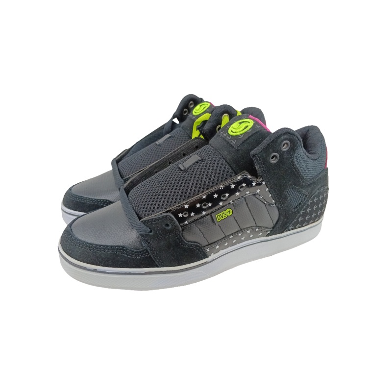 DVS Huf Mid Keith Hufnagel Black Magenta Size 7.5 Shoes