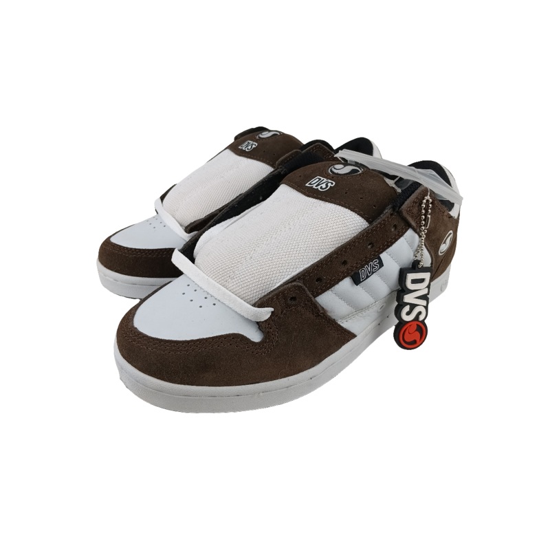 DVS Munition Brown White Suede Size 8.5 Shoes